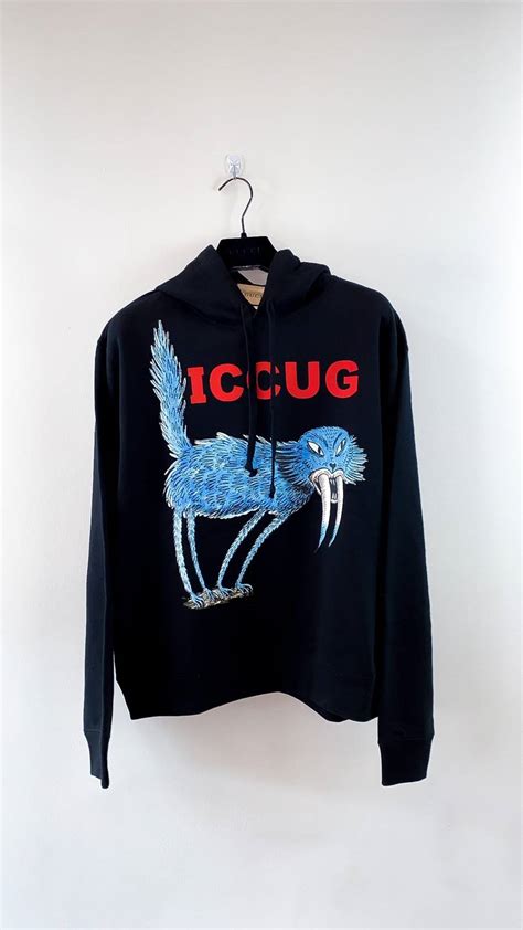 gucci animal print hoodie|gucci oversized hoodie.